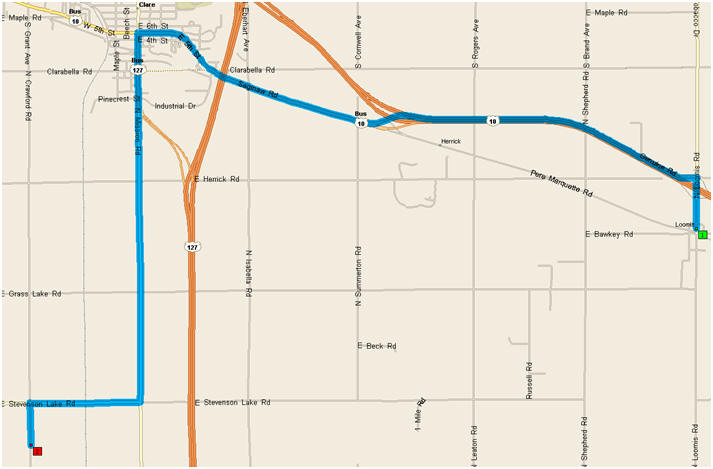Loomis_Mi_map